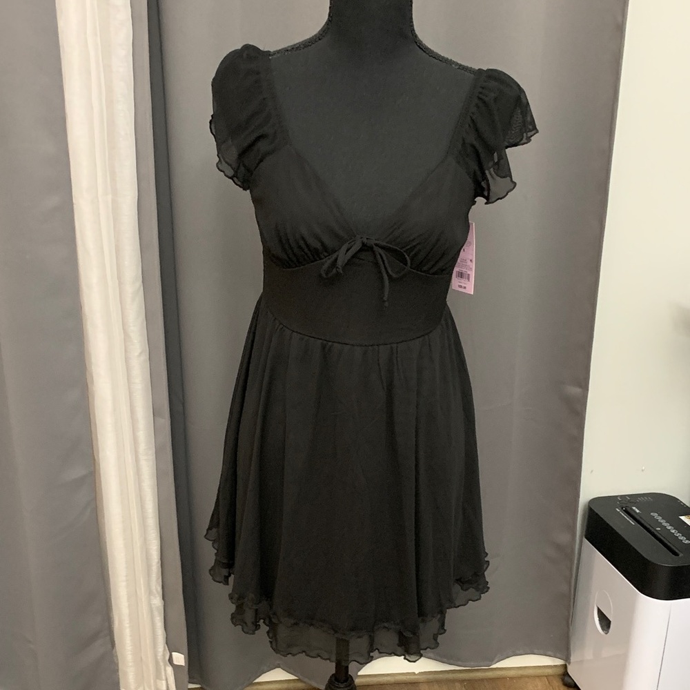 Wild Fable Black Ruffle Dress